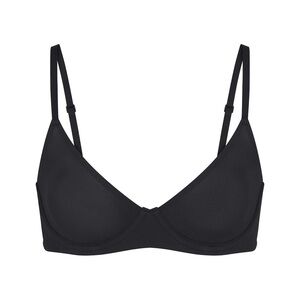 SKIMS 36B - Fits Anyone Unlined Wired Demi Bra Classic Black Women's Bra 36B